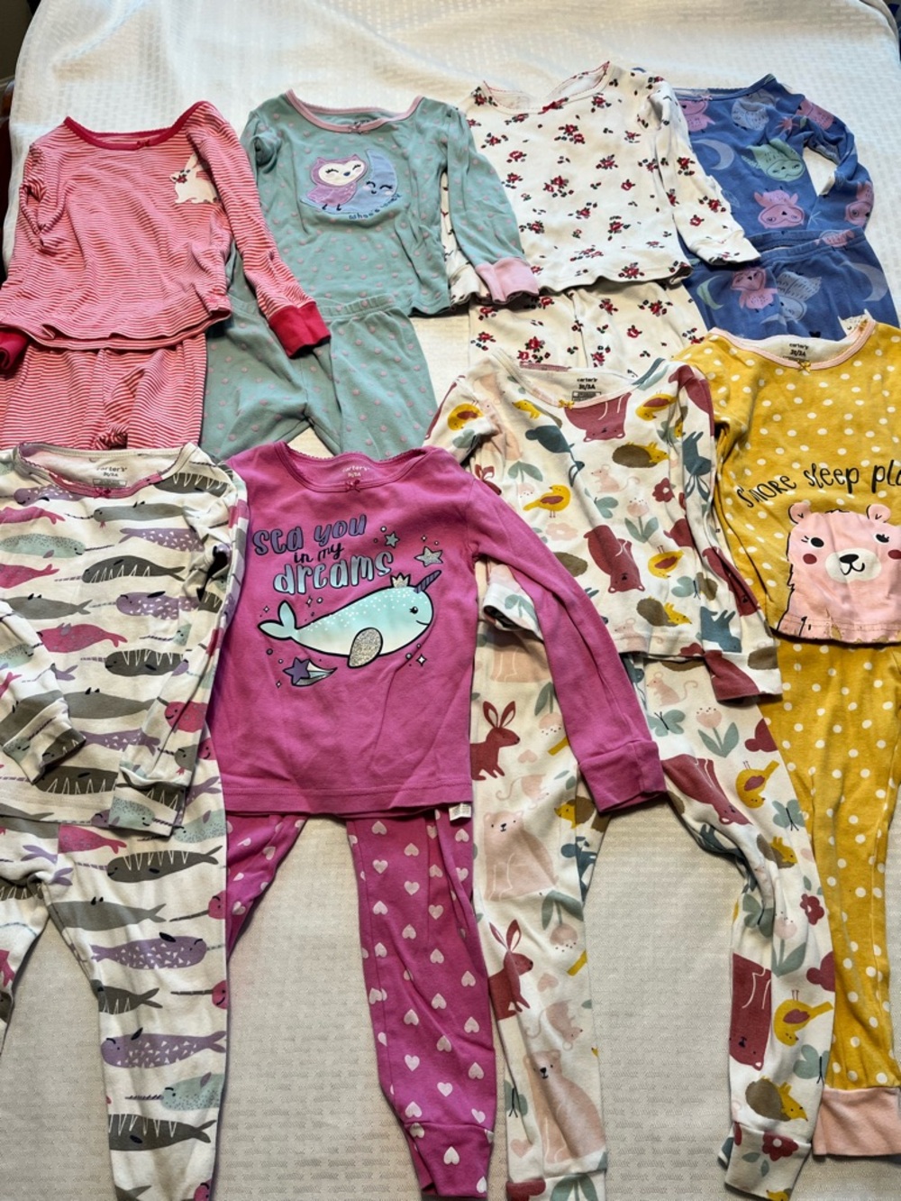 Adorable bundle of Carter’s brand 3T pajamas